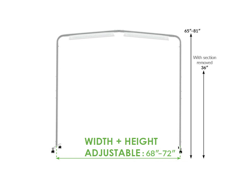 Grace Luminess 68-72 Inch LED Sewing / Quilting Machine Light Station Brand NEW