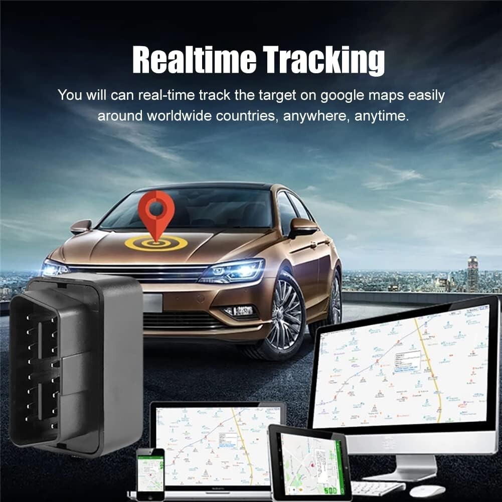 OBD2 II GPS Tracker Real Time Vehicle Tracking Device GSM GPRS Car Truck Locator
