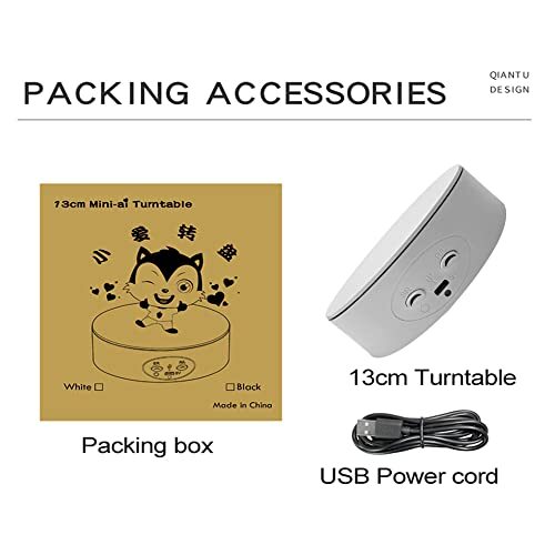 Electric Motorized Rotating Display Stand for Photography Product Display