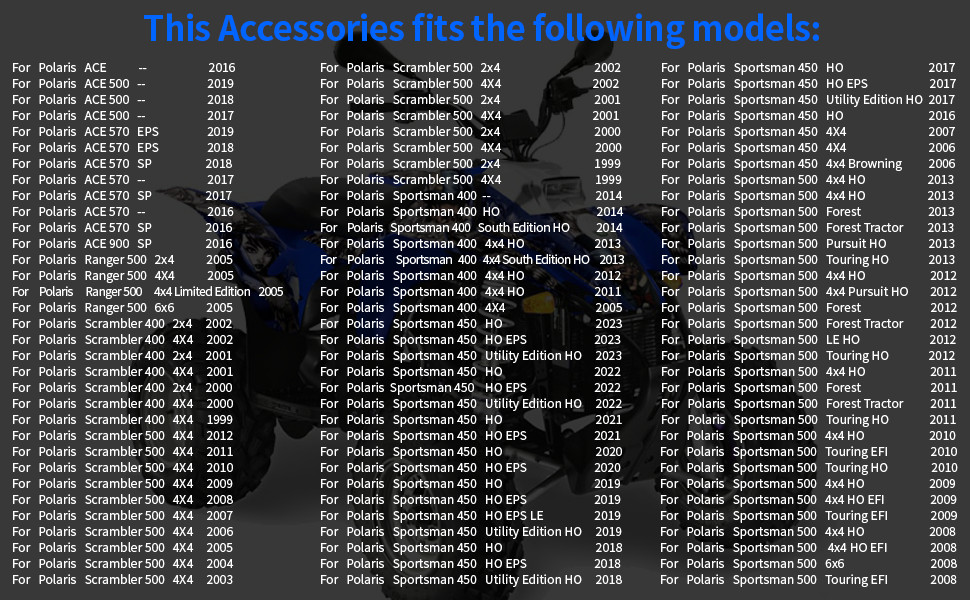 Front Strut Shocks Absorber Kit For Polaris Ranger 500 XP 700 2005-2009 7043106