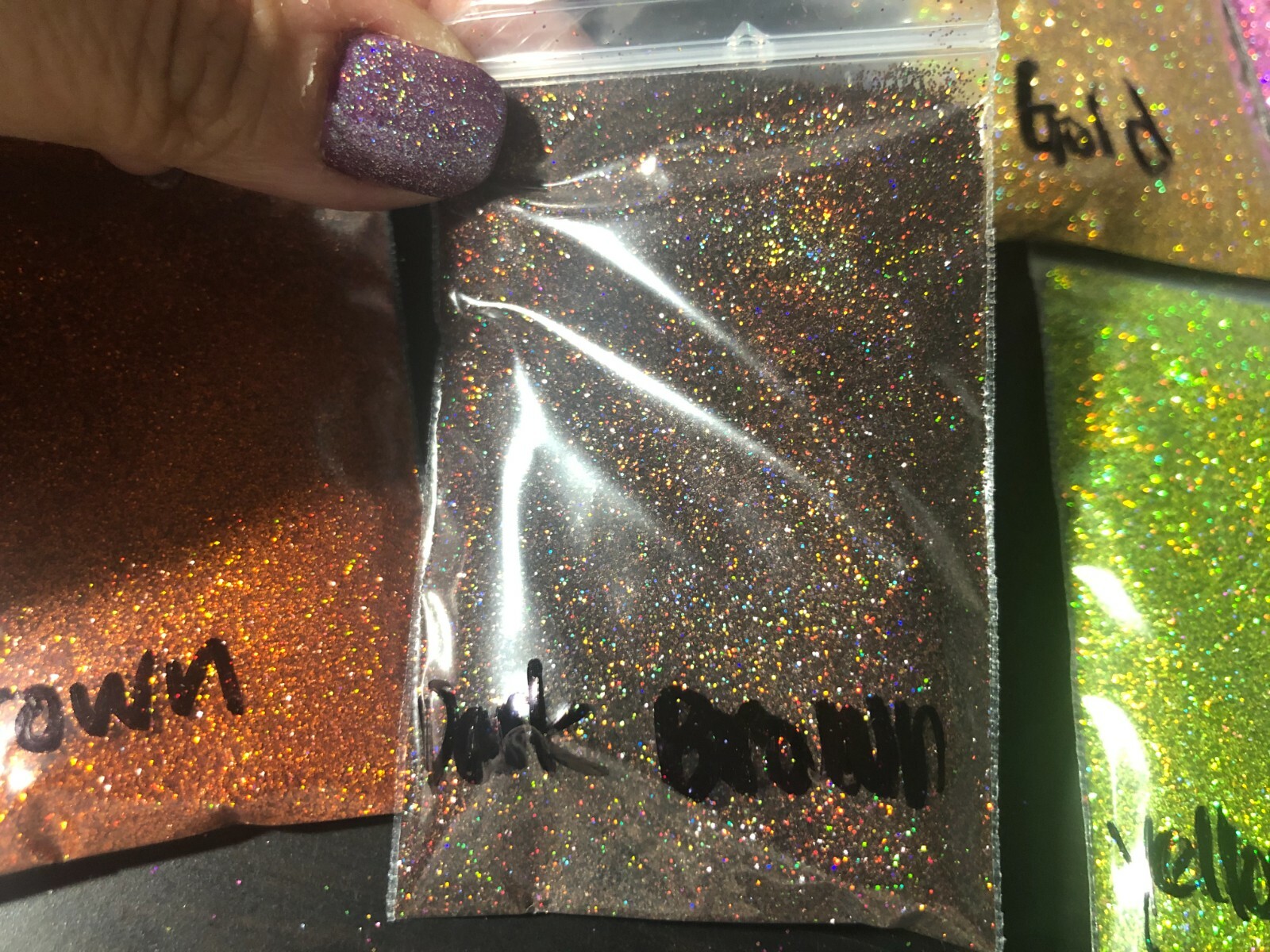 0.2MM Holographic Hexagon fine glitter You Choose Color Nail Art USA