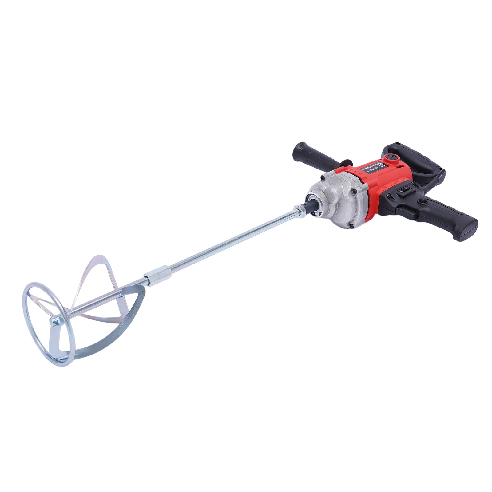Electric Mortar Plaster Paint Mixer Cement Grout Concrete Stirrer 1200rpm