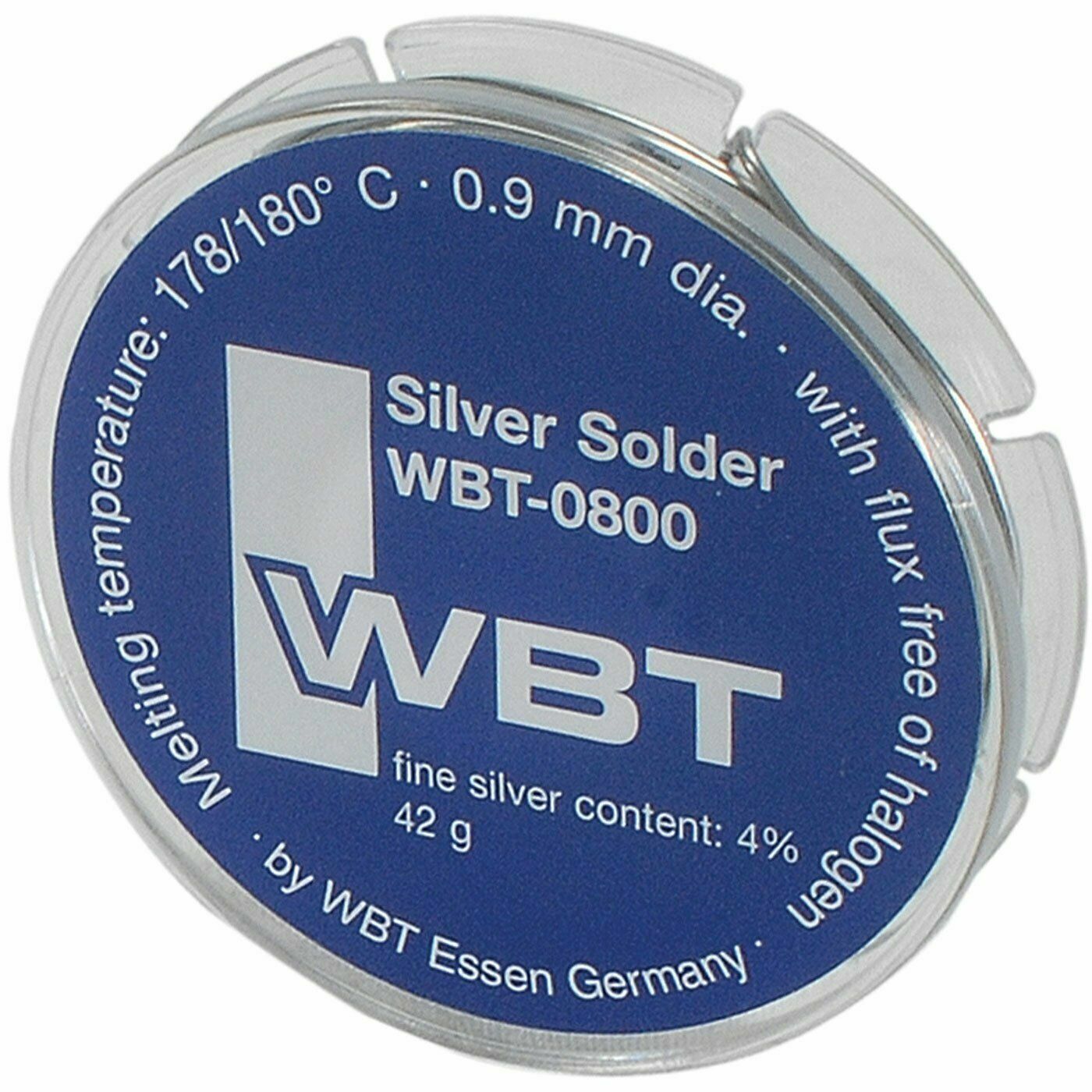 WBT Silver Solder 4% 42gm 10m / 32.8ft roll WBT-0800