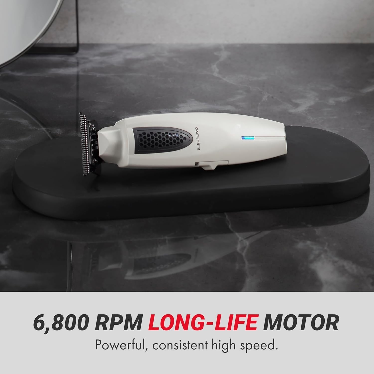 BaByliss PRO LithiumFX+ Ergonomic T-Blade Cordless Hair Trimmers Gray FX773NGY