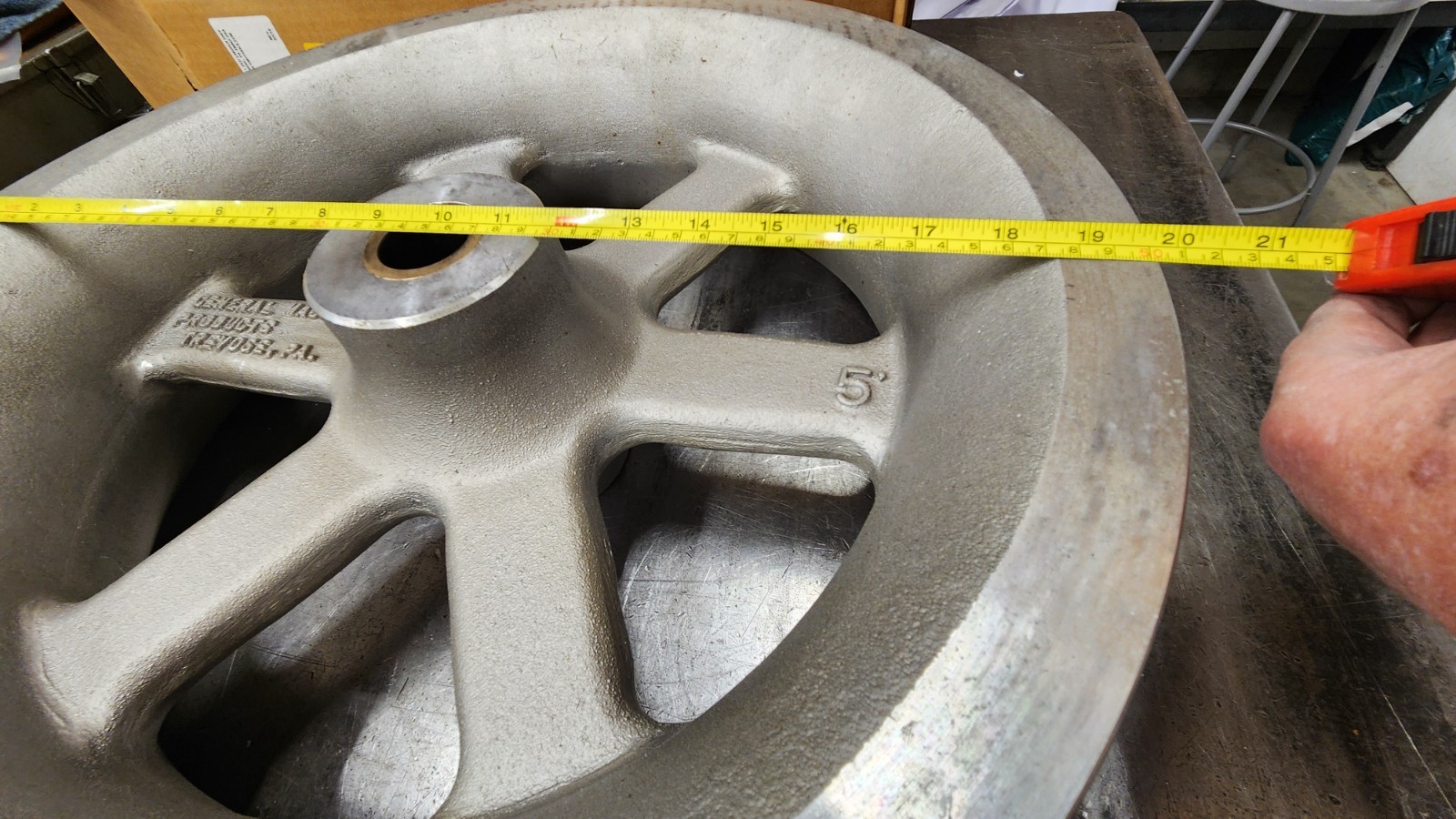 GMP 71728 5" x 20" Underground Cable Pulling Sheave, Jam Skid Utility Tool NEW