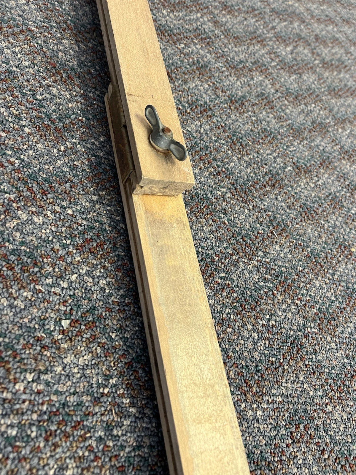 Vintage 8 FT GRADE ROD Survey Measuring Stick Ruler Story Pole industrial decor