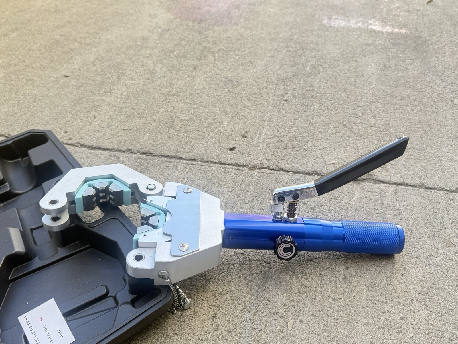 Handheld Hydraulic AC Hose Crimper Kit Crimping Tool Repair Air Condition Hoses