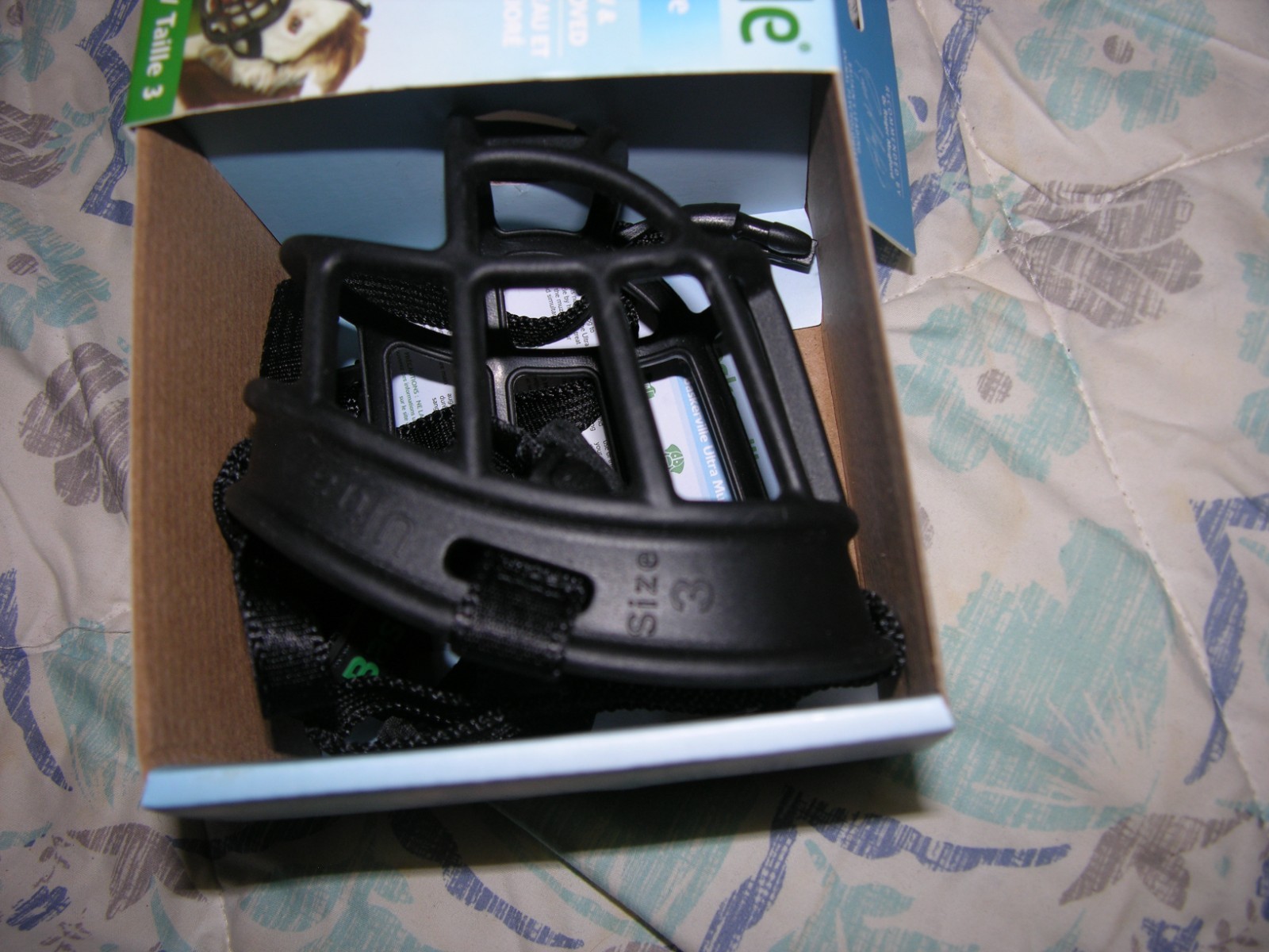 Lot of 4 Dog Muzzles -- 2x Baskerville sizes 4 & 3 -- 2x smaller size