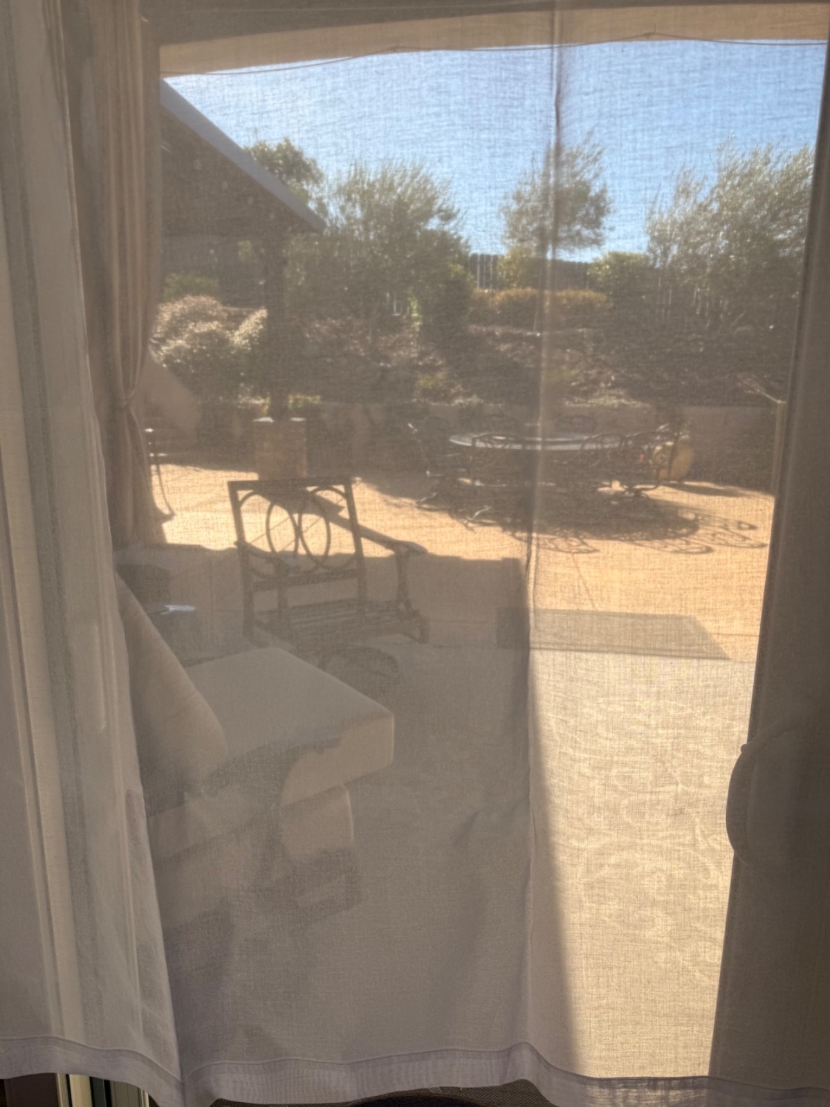 Pottery Barn Sheer Curtain Drape Panel White, 50" x 96" (2 Available)