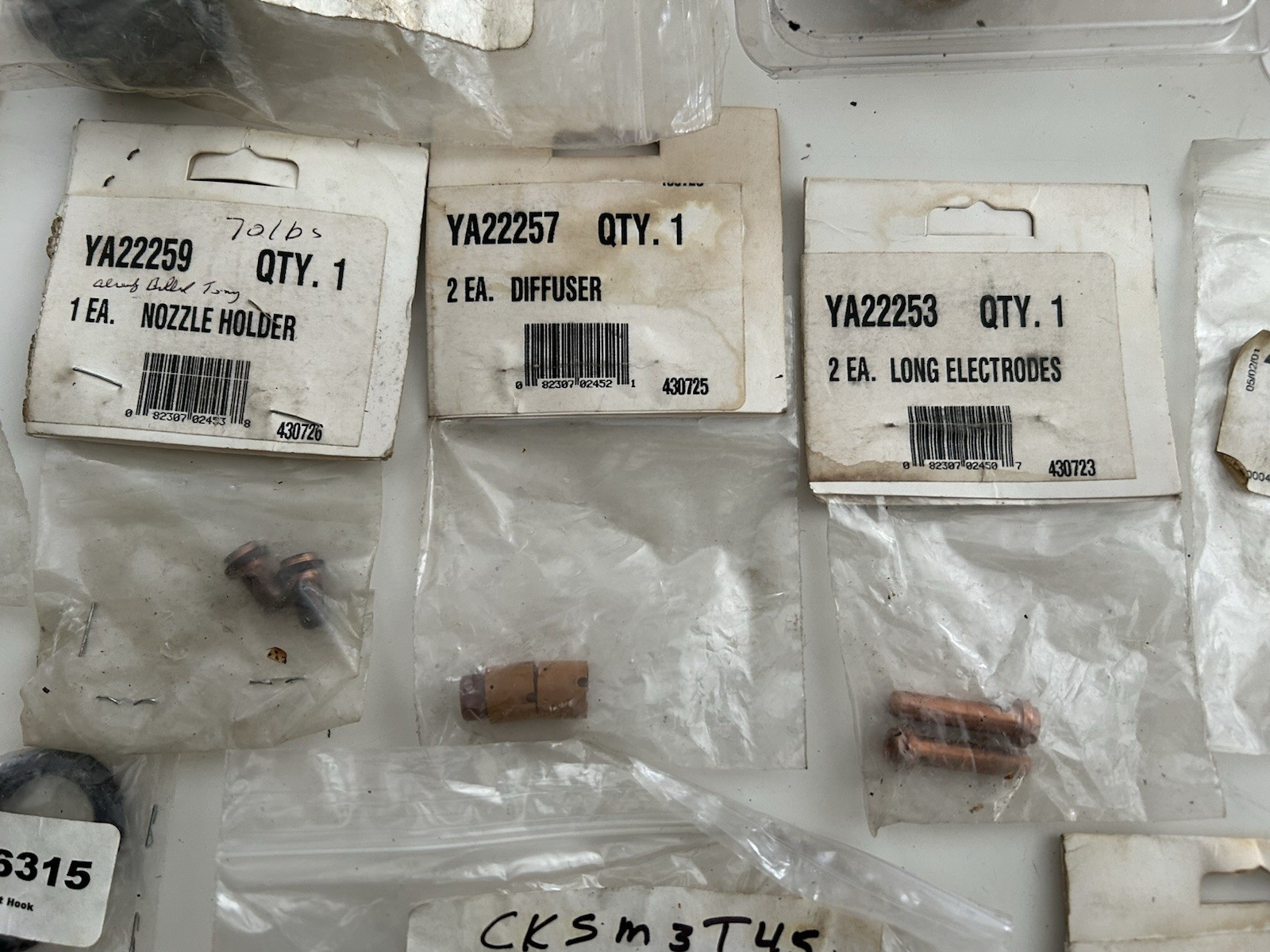 Vintage MIG Welder Tip Nozzle Diffuser Accessories Lot - Snap-On & Others