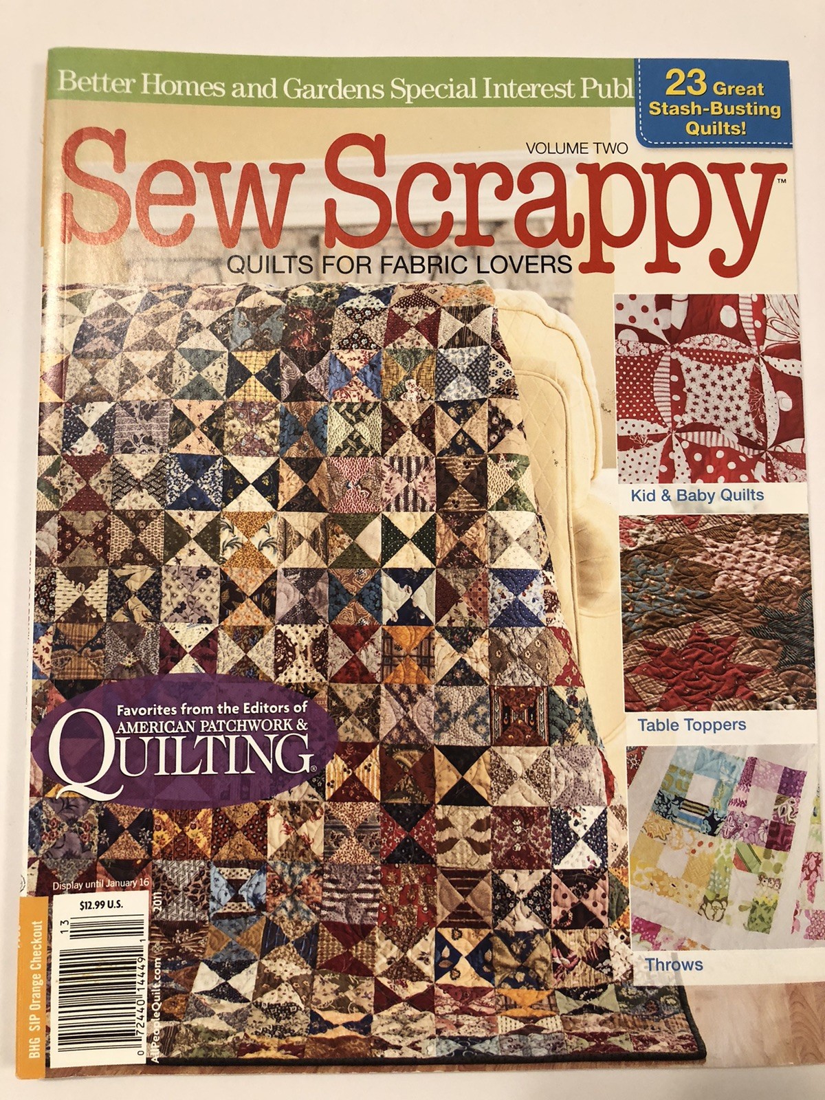 Using Scraps Quilting (Lot of 4) Various Quilting Magazines/Manuals- 2011-2013