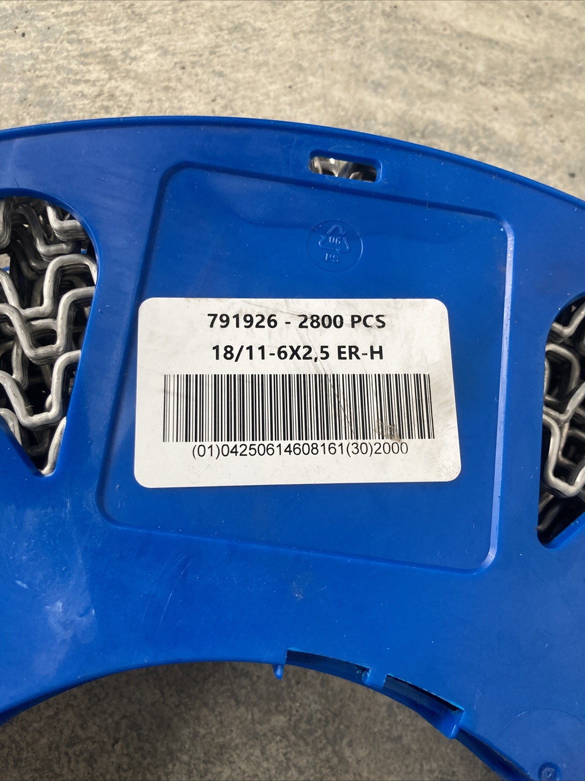 Tipper Tie JBT 18/11-6X2.5 ER-H Sausage Clipper Clips 2800 pcs Spool 791926