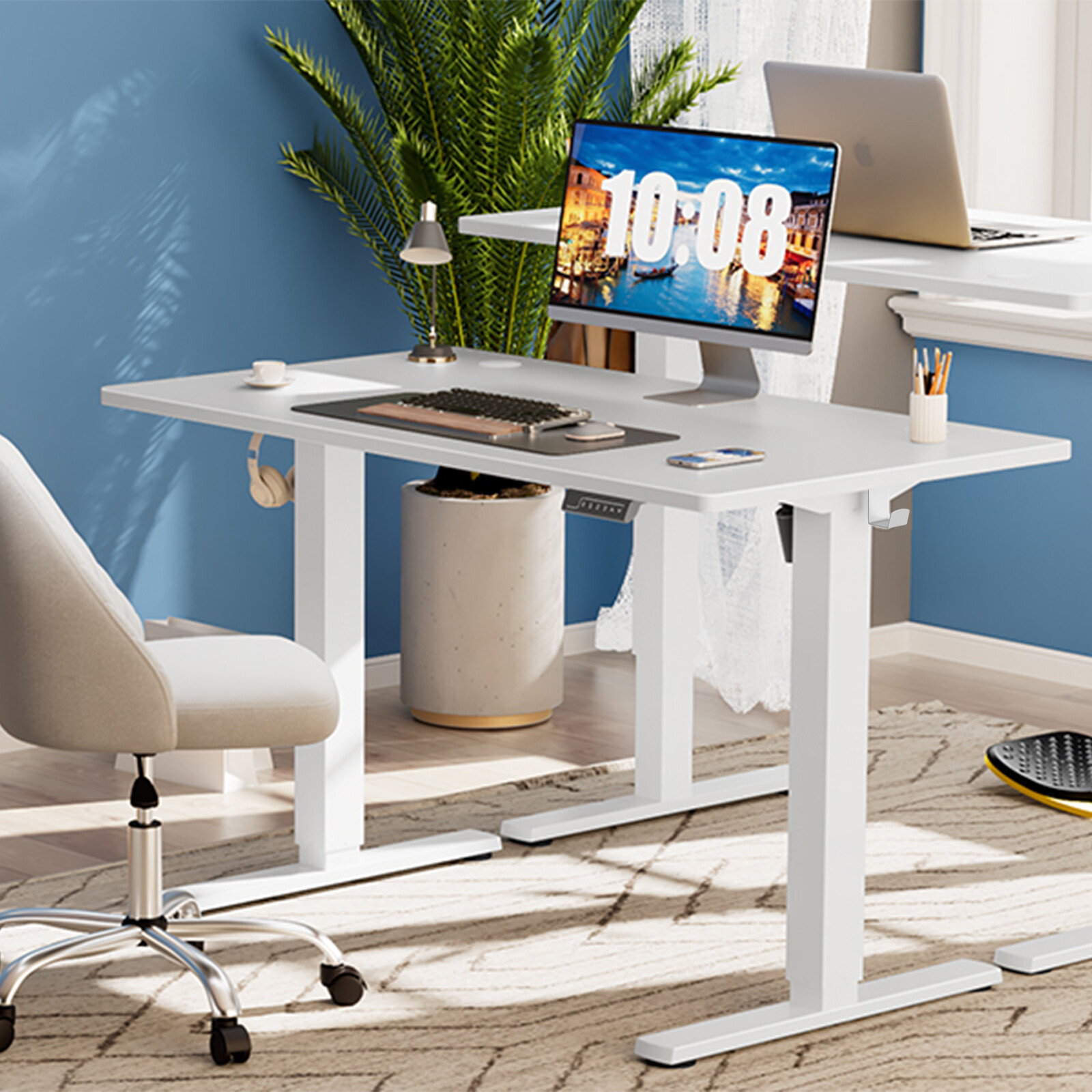 Electric Standing Desk Height Adjustable Computer Table 40/48/55/63x24in