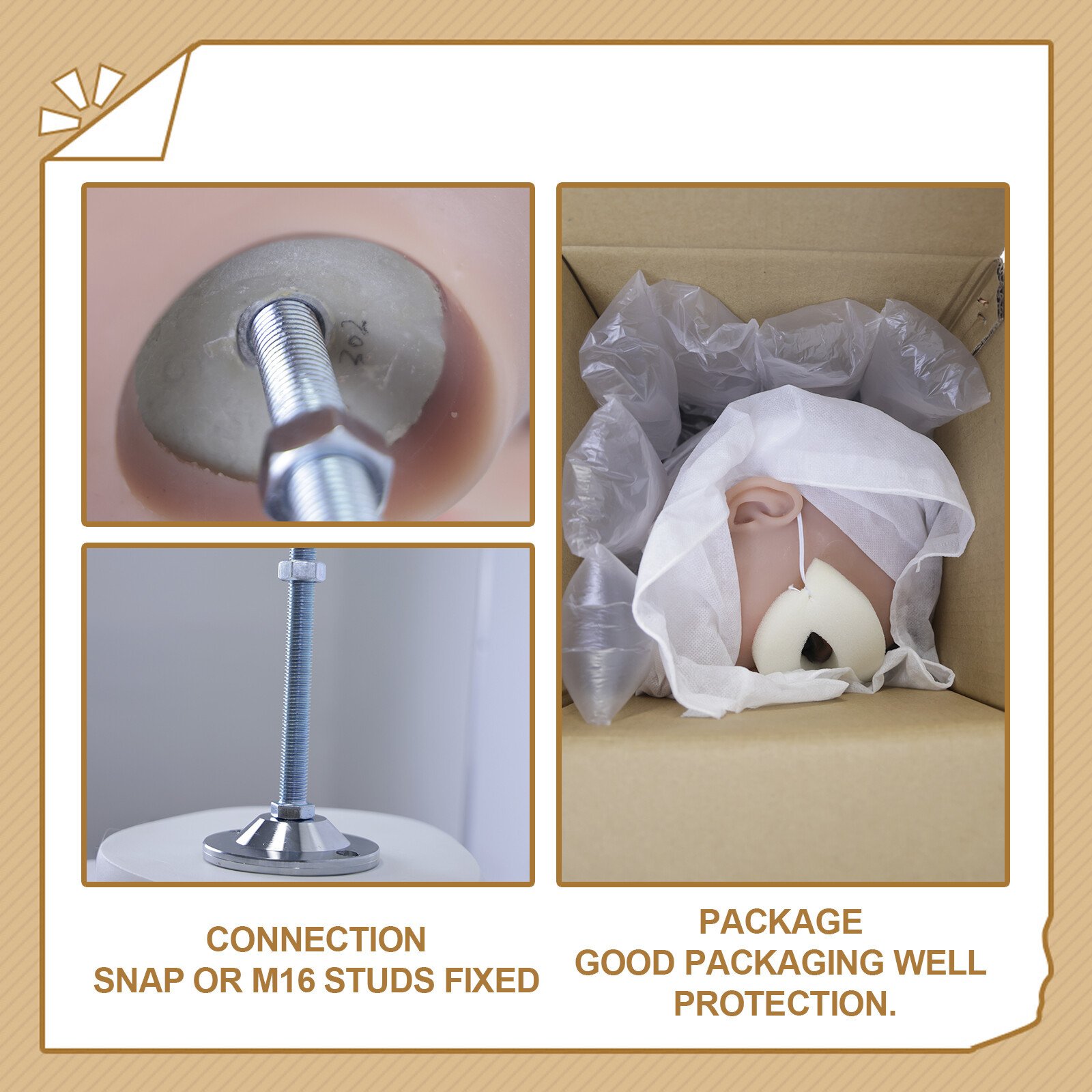 Realistic TPE Oral Sexy Toys Adult Love Toys Sex D-oll Head For Men Head Only