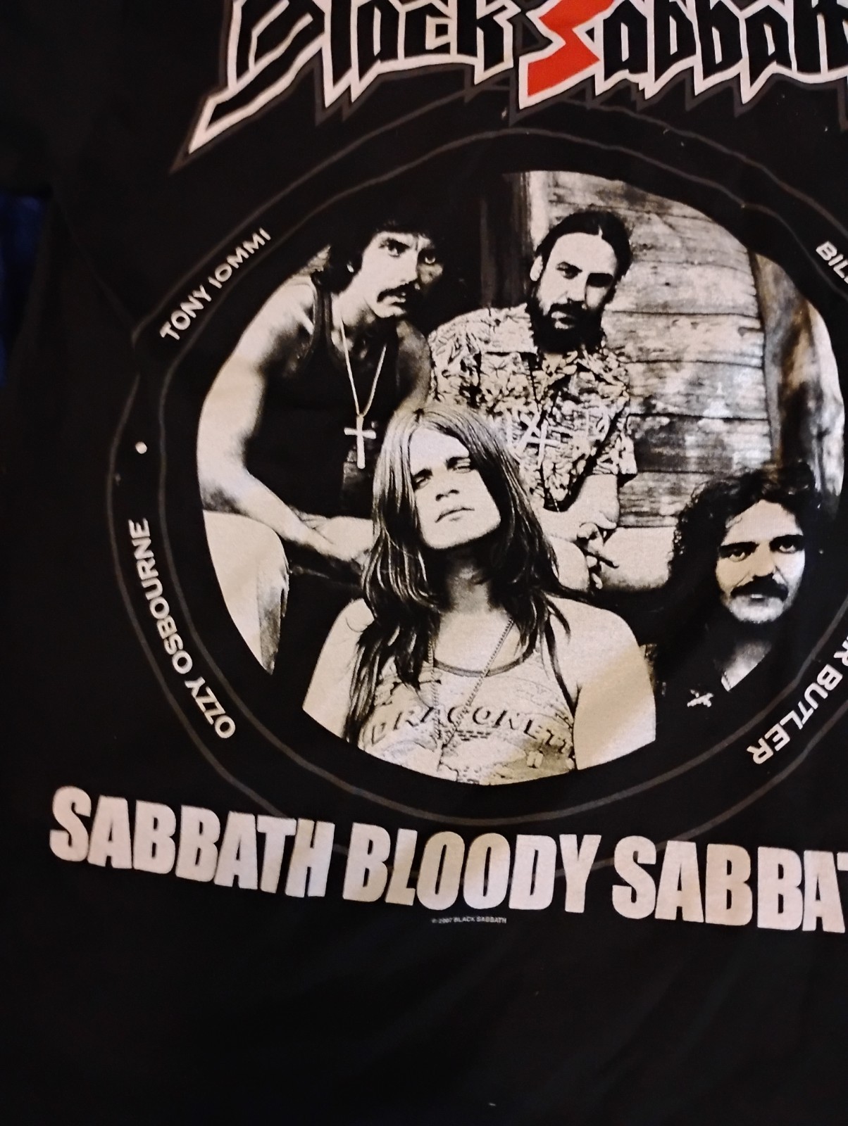 2007 -OZZY OSBOURNE(SZ-S34/36-HANES) ROCK-SHIRT(NEVER WORN BLACK SABBATH