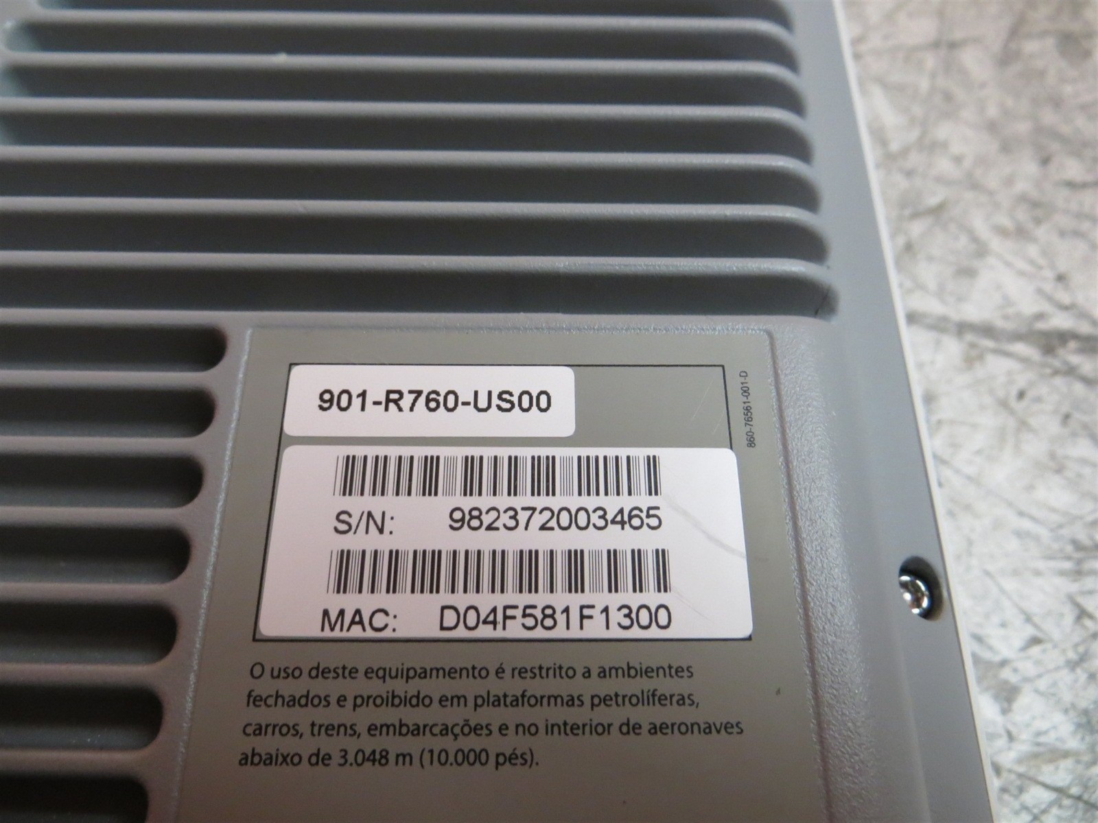 Ruckus R760 901-R760-US00 Indoor Access Point Factory Reset