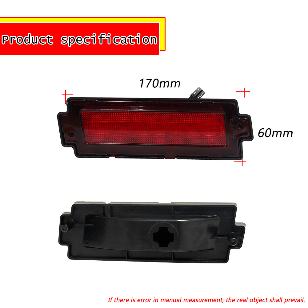 For 1981-1988 Chevy Monte Carlo SS Amber LED Front & Red Rear Side Marker Lights