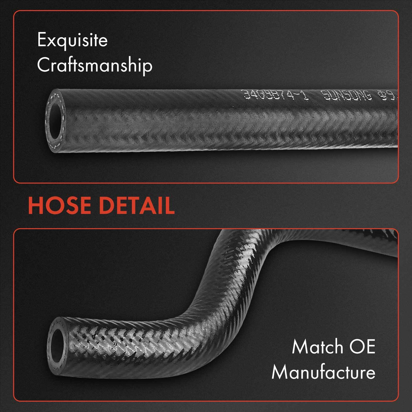 5x Power Steering Pressure & Return Line Hose for Honda Accord 98-02 2.3L Auto