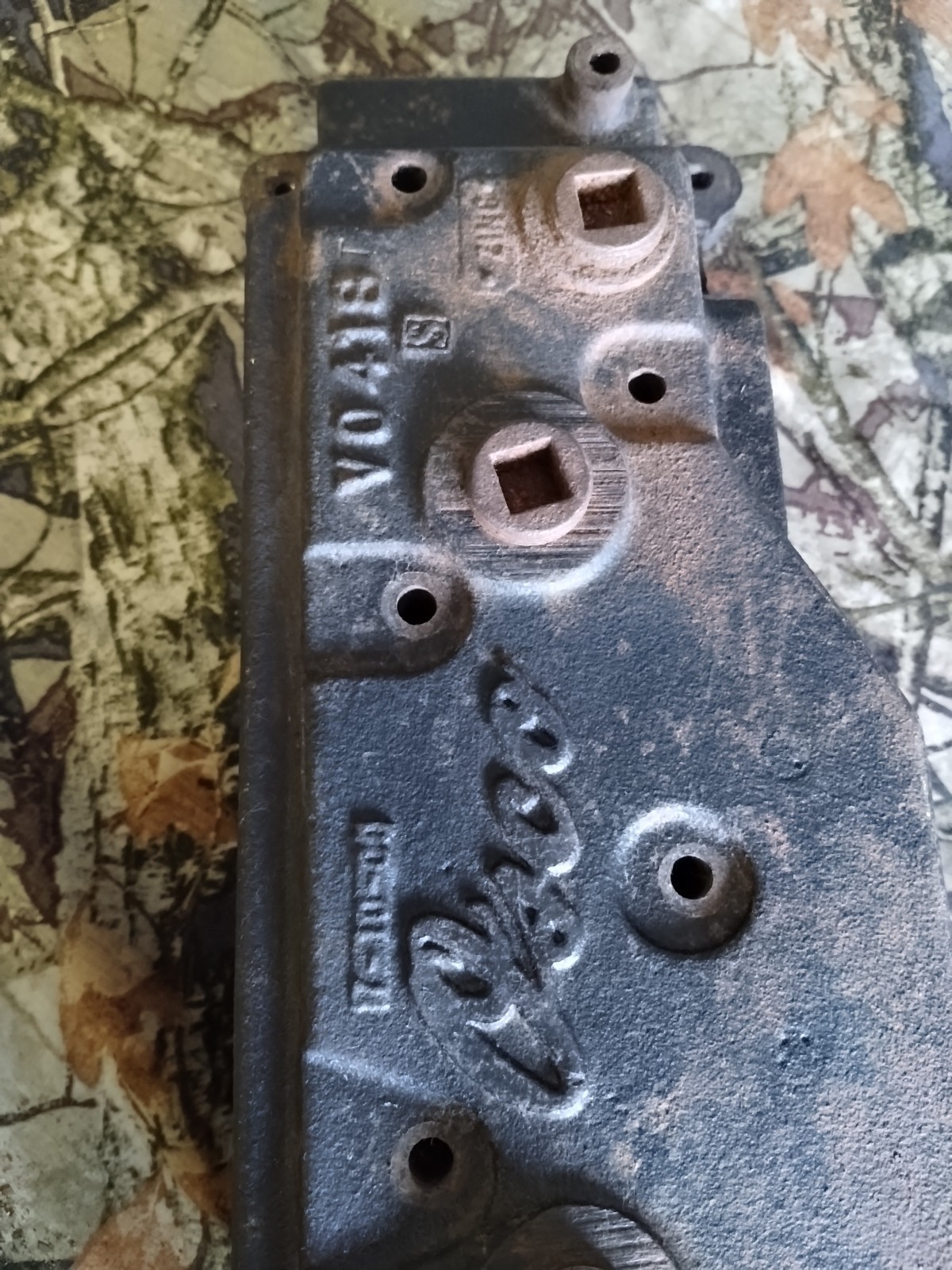 VO 418 Exhaust Manifold Volvo Penta 4 Cylinder Replaces 855387 Or 834438