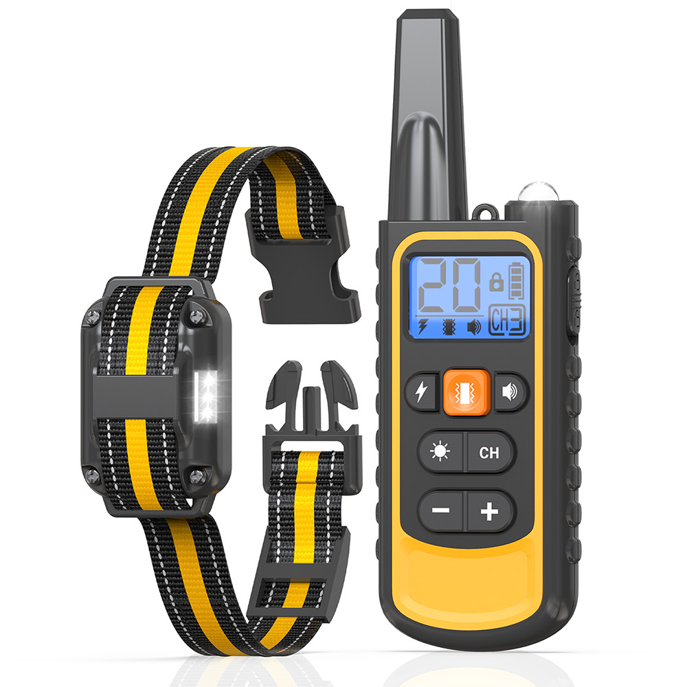 3300 FT Dog Training Collar Rechargeable Remote Shock Pet Waterproof Trainer