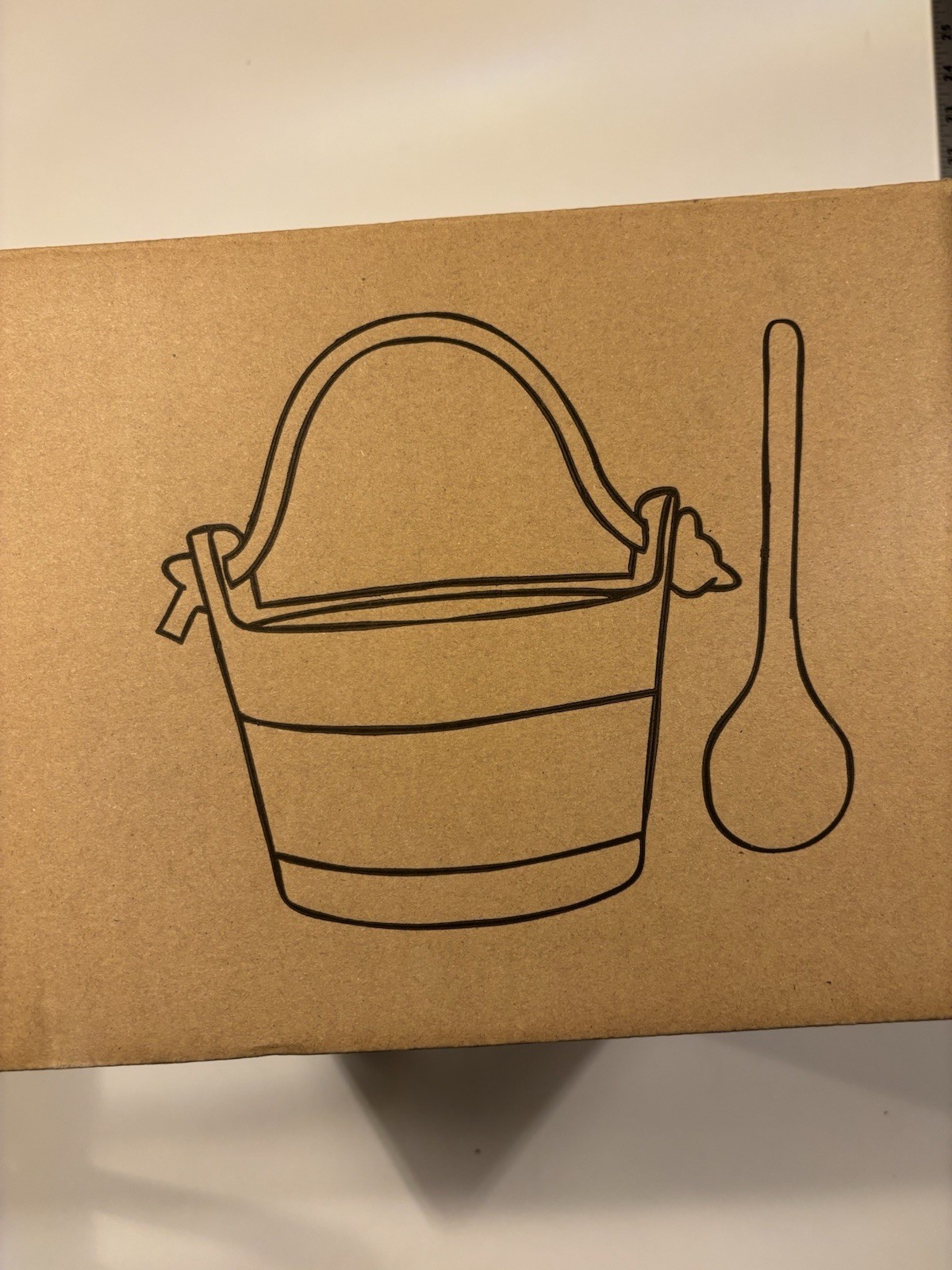 Northwood Sauna Cedar Bucket And Dipper READ