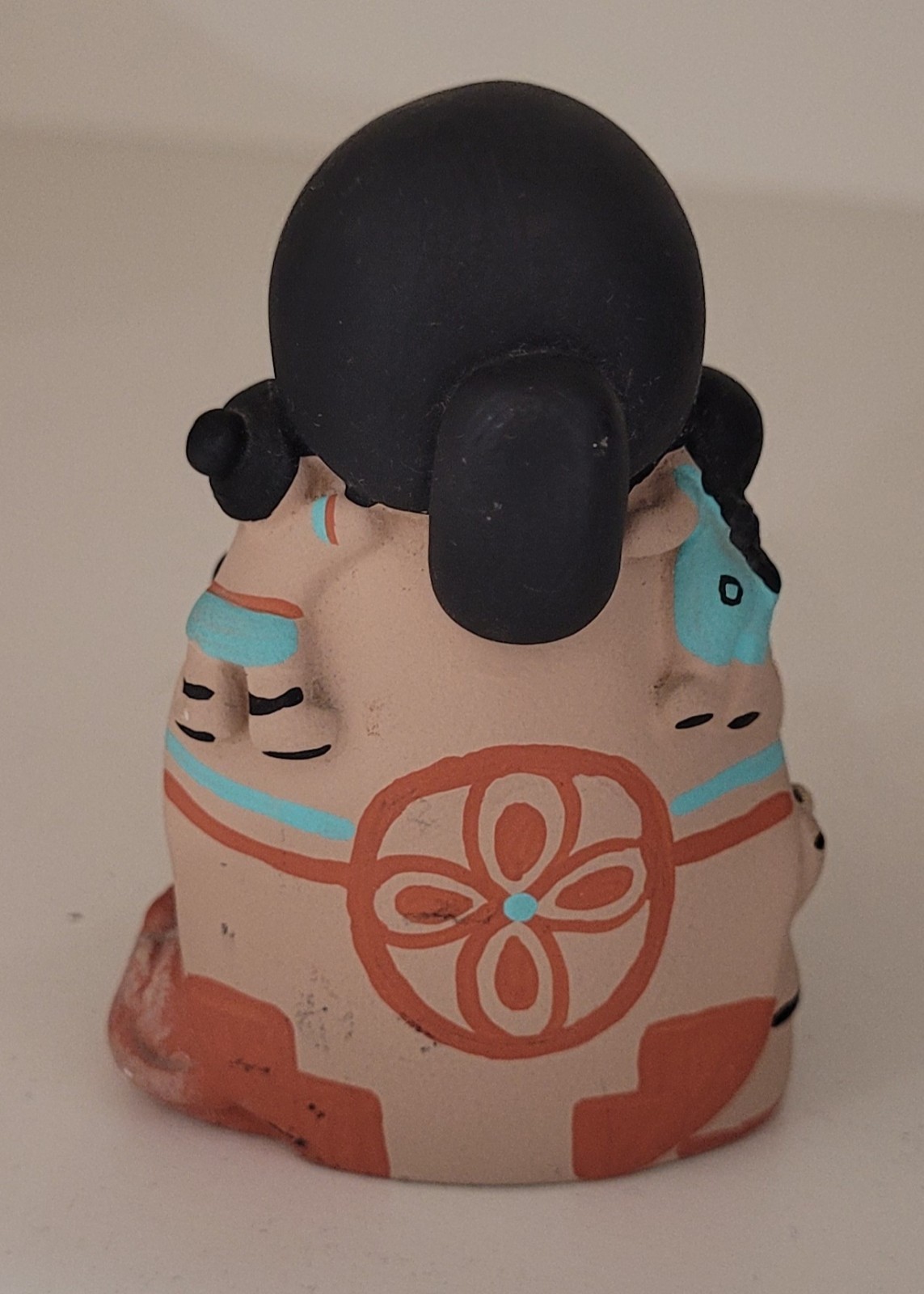 Vintage Teissedre Signed Native American Storyteller Hand Painted Figurine