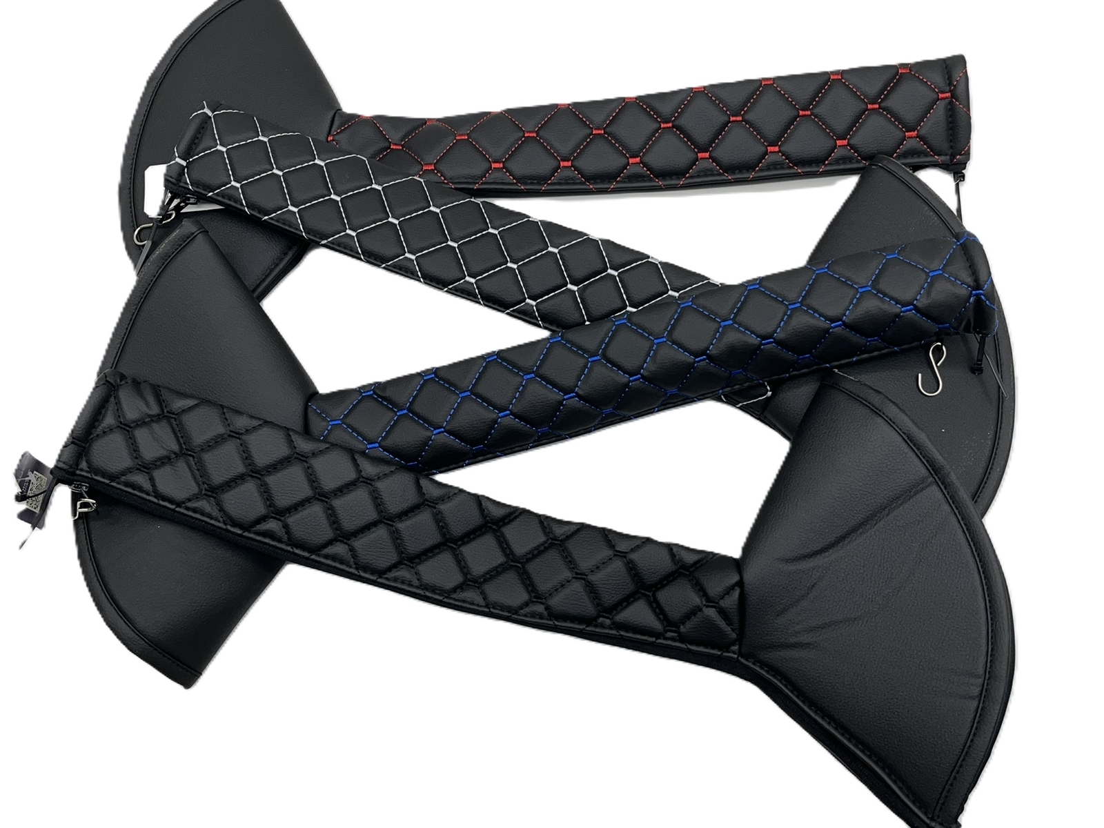 Diamond Chicago Pattern Leather Stick Shifter Boot Cover for Semi Truck