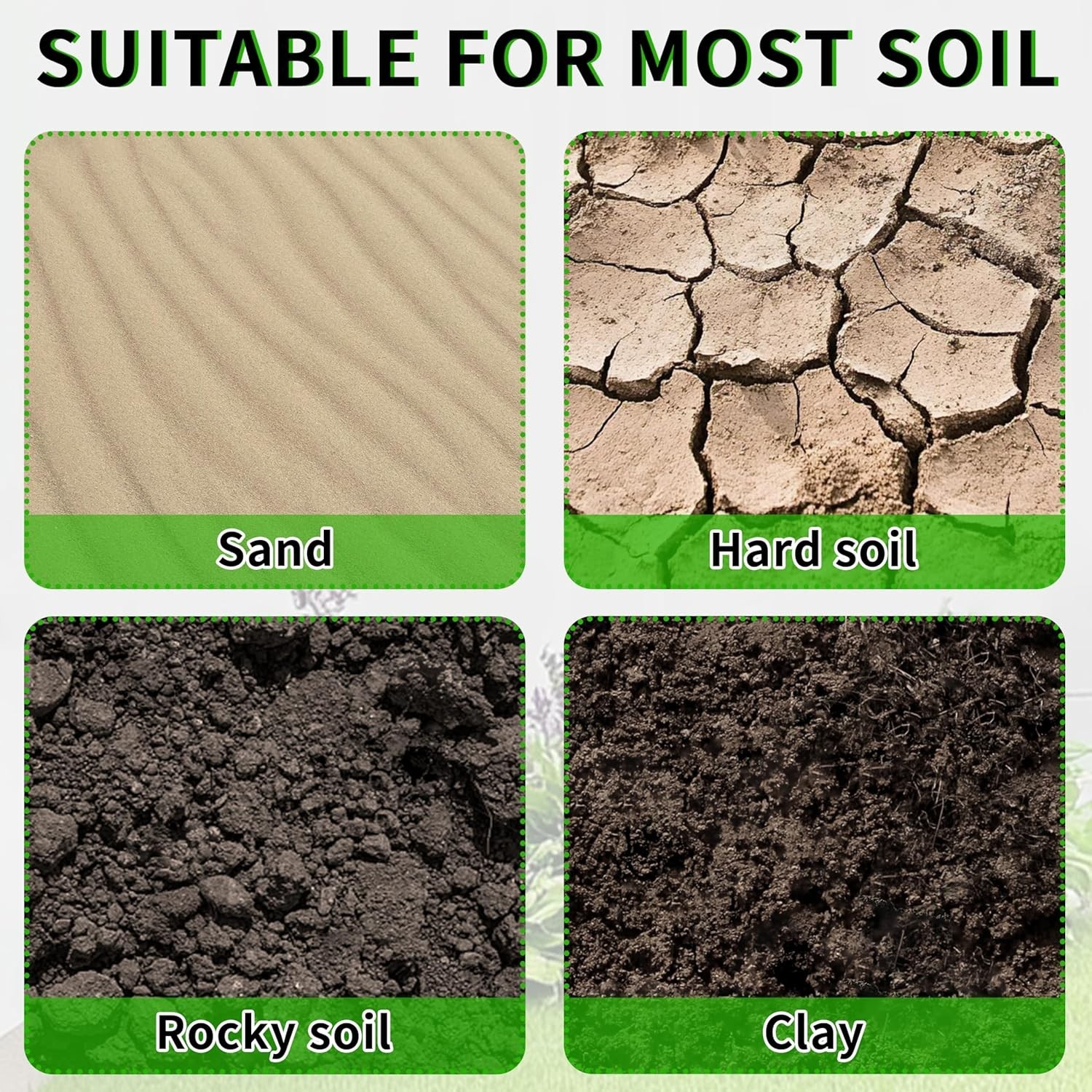 4"x24" Auger Drill Bit for Planting, Heavy-Duty for Rocky Soil