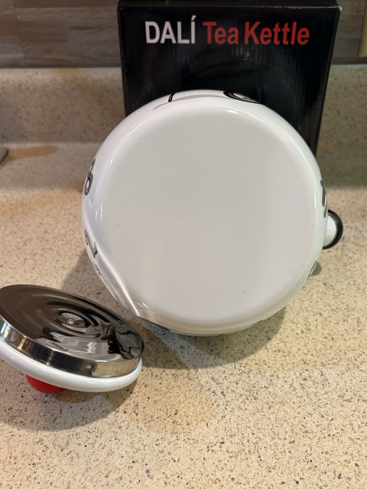 Rare SALVADOR DALI Melting Clock Tea Kettle In Original Box