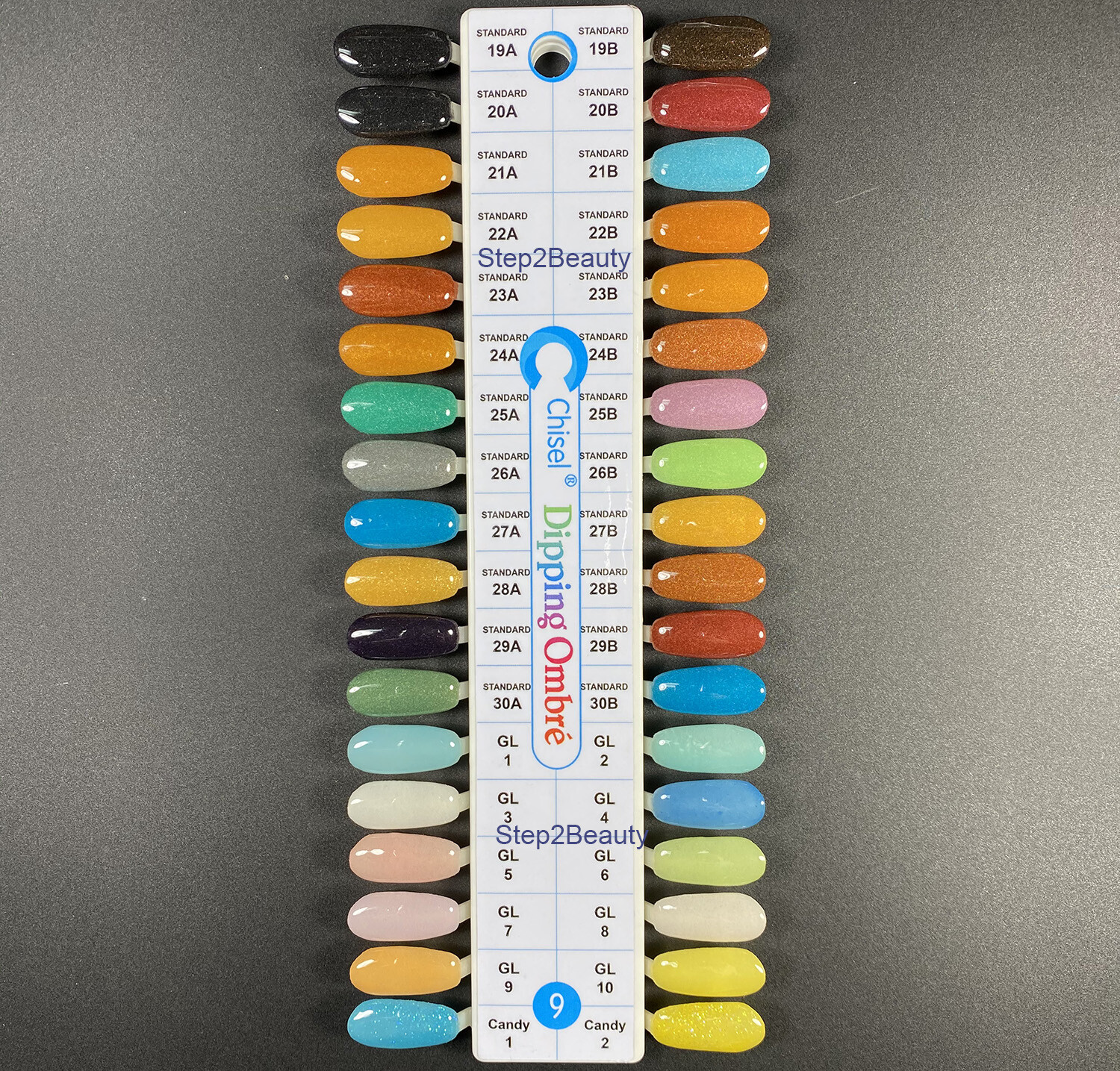 Chisel Nail Art 2 in 1 Acrylic & Dipping Powder 2 Oz - Glow 8