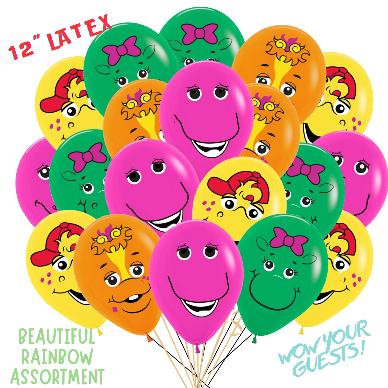 BARNEY cake birthday party decorations decor theme idea supplies BALLOON CUPCAKE