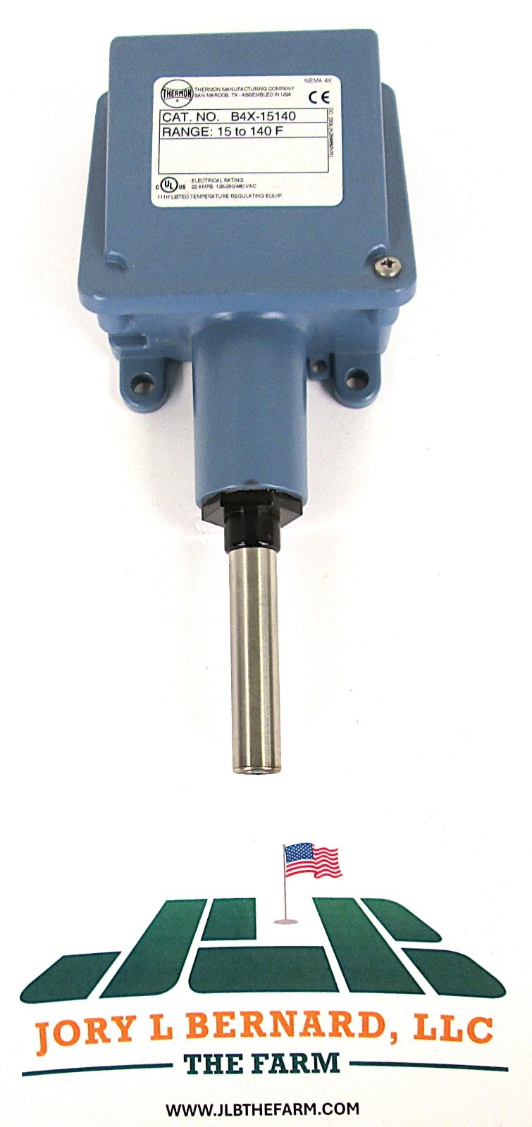 THERMON, B4X-15140, RANGE 15-140 F, 2-1/2" PROBE, COPPER WIRE ONLY, SURPLUS