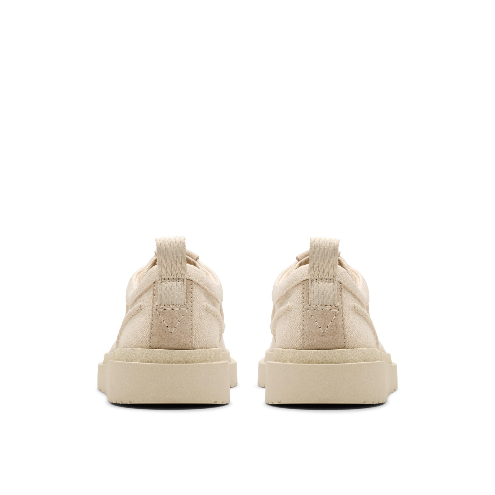 Clarks Mens Polden Moc White Casual Shoes