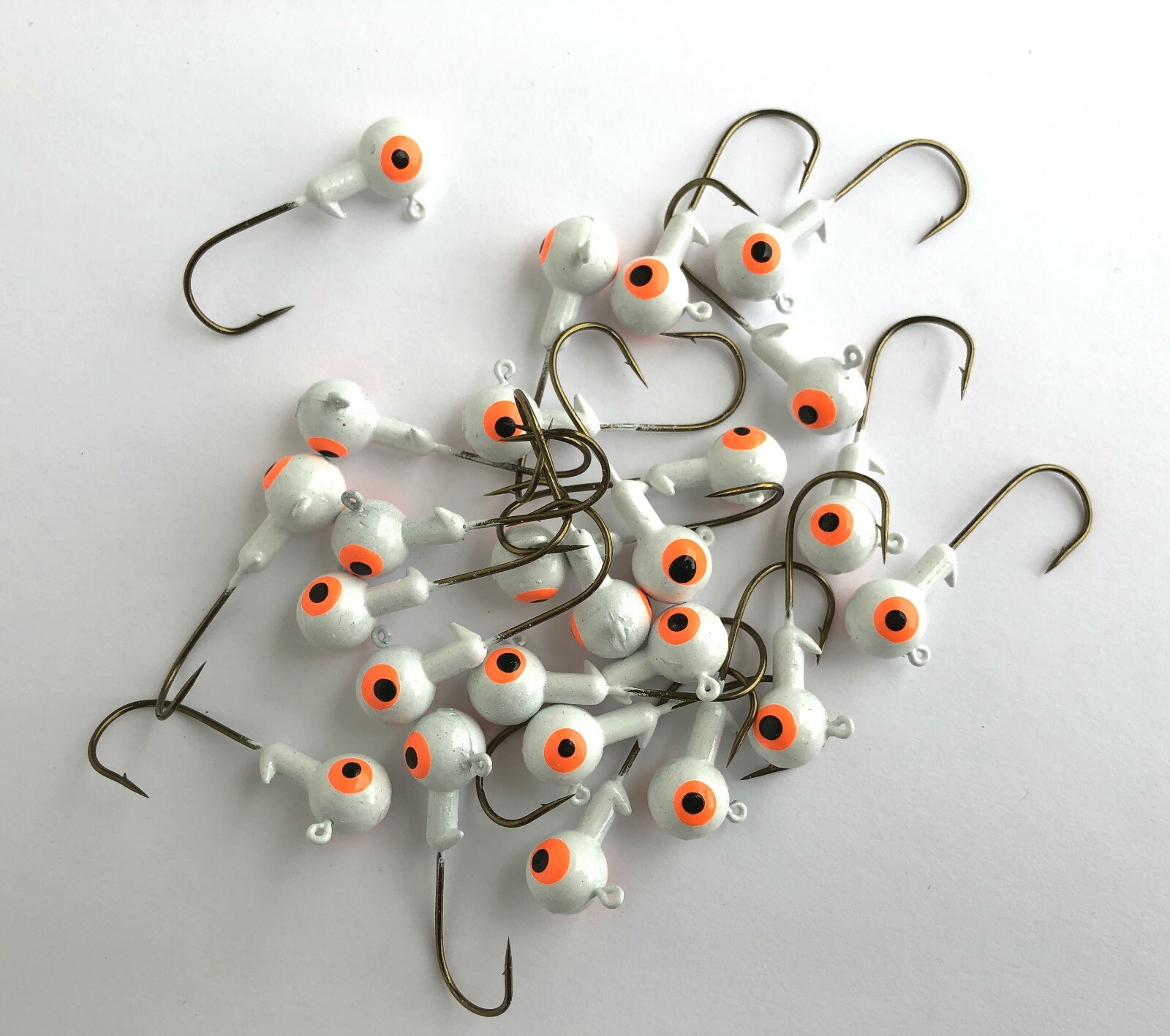 LuresPro 90 PCs combo 1/32 1/16 oz 1/8 3/16 1/4 oz Jigheads Fishing Crappie Bass