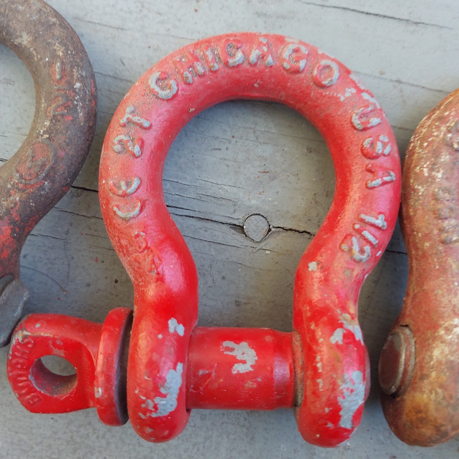 14 Screw Anchor Shackles Some Marked Japan Clevis U.S. NAVY SHIP SALVAGE