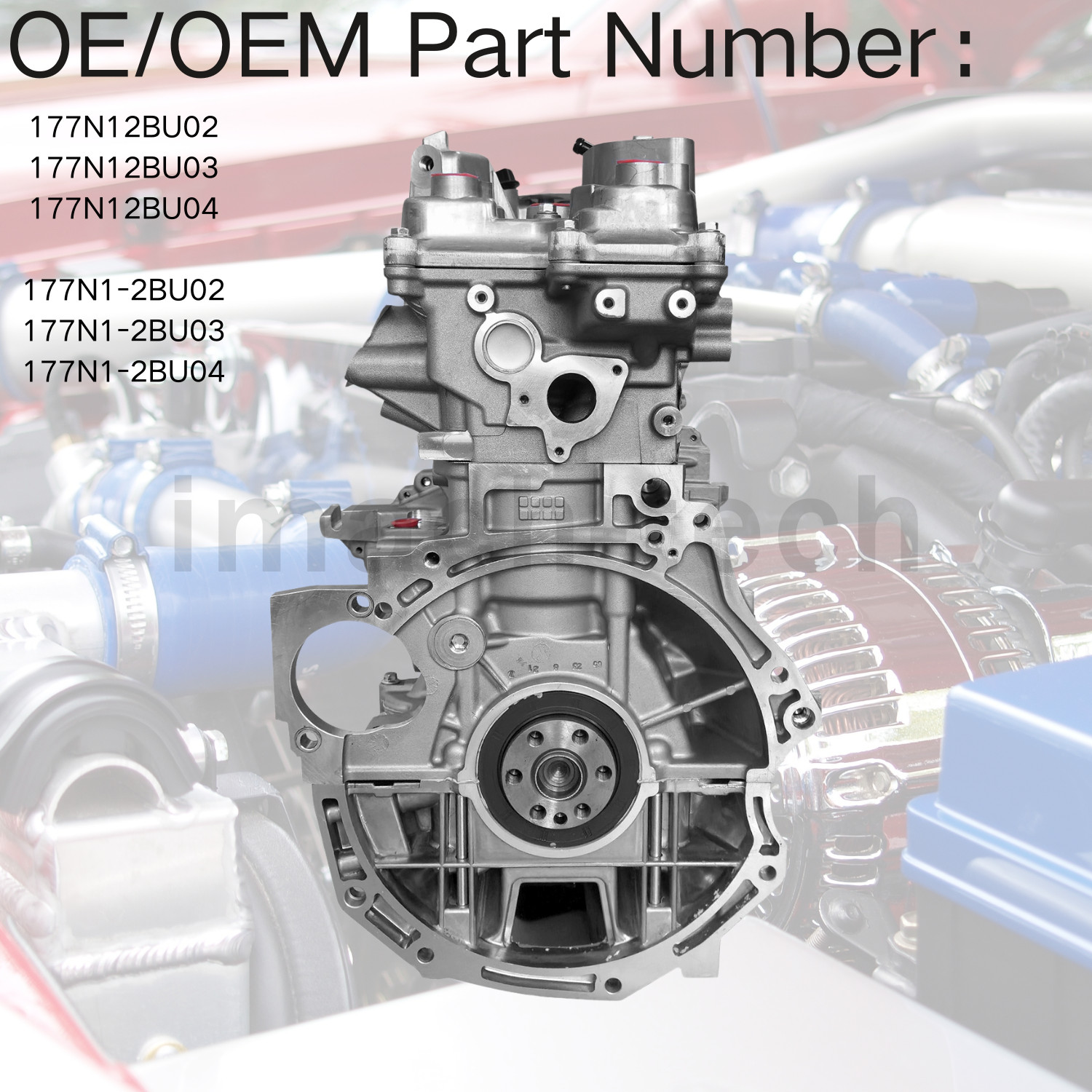 Brand New Engine Motor 1.6L 4 Cyl Turbo G4FJ T-GDI fit 2016-2018 Hyundai Tucson