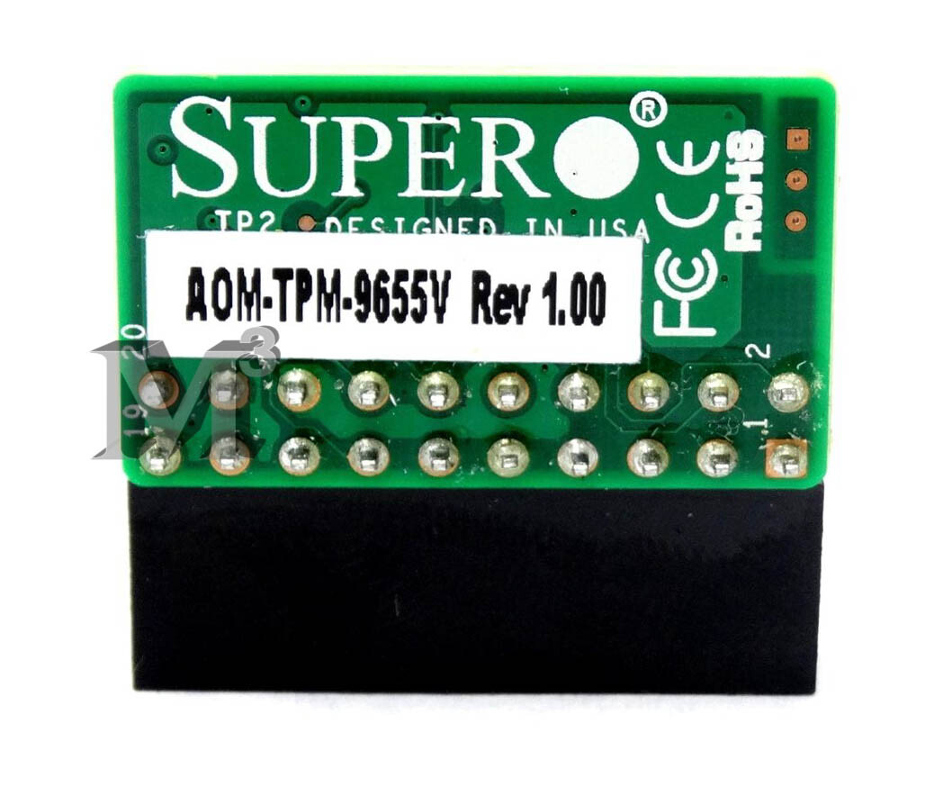 Supermicro AOM-TPM-9655V Server Security Add on 20-Pin - TPM 1.2 Trusted Module