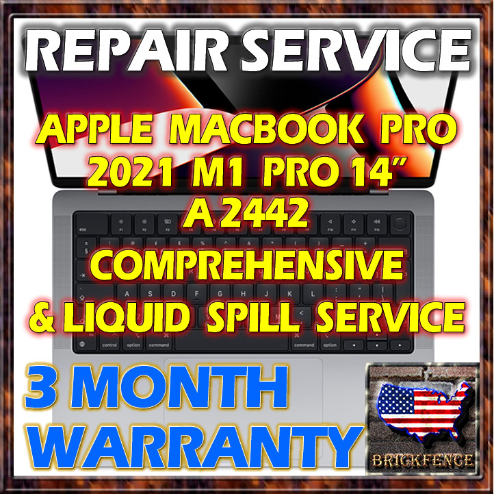 MACBOOK PRO 14" A2442 MKGT3LL/A* M1 PRO 2021 LAPTOP LOGIC BOARD REPAIR