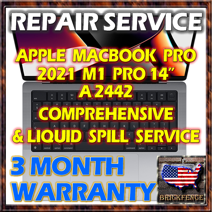 MACBOOK PRO 14" A2442 MKGT3LL/A* M1 PRO 2021 LAPTOP LOGIC BOARD REPAIR