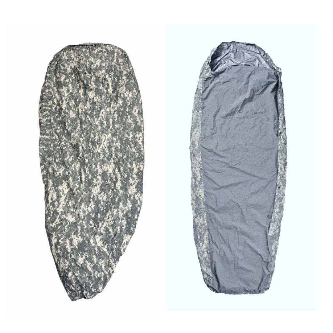 Minimalist Camping Sleep System Bivy and Poncho Liner Set