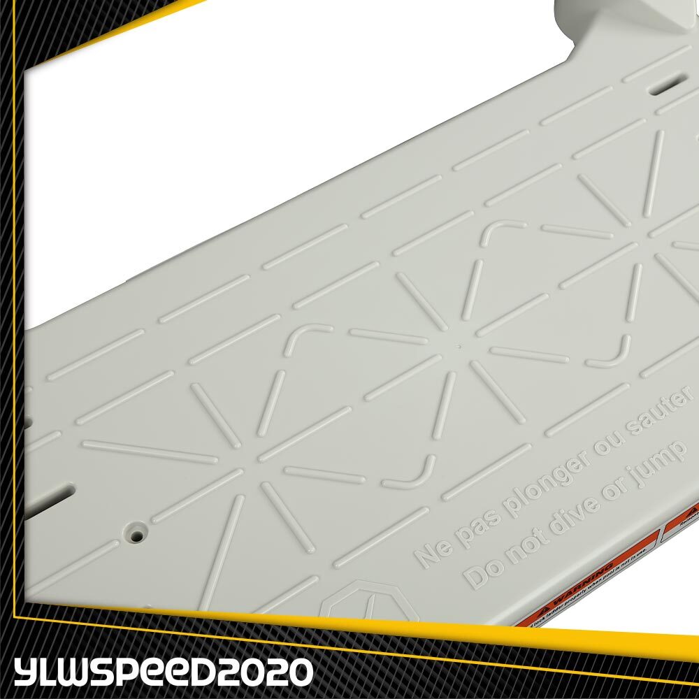 Grey Platform For Above Ground BiltMor Swimming Pool Step Outdoor Plastic