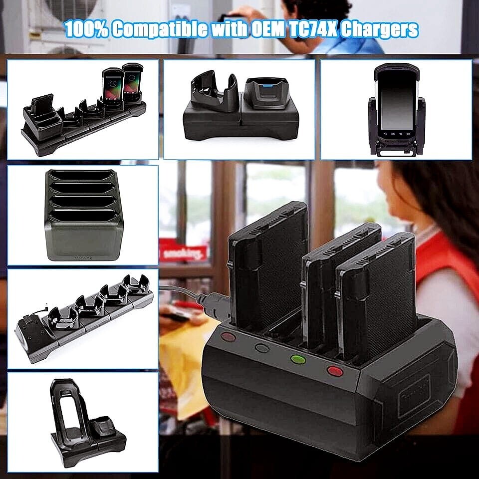 5/10/15 Pk New Genuine BT-000318-01 Battery for Zebra TC77 TC55 TC70 TC72 TC75