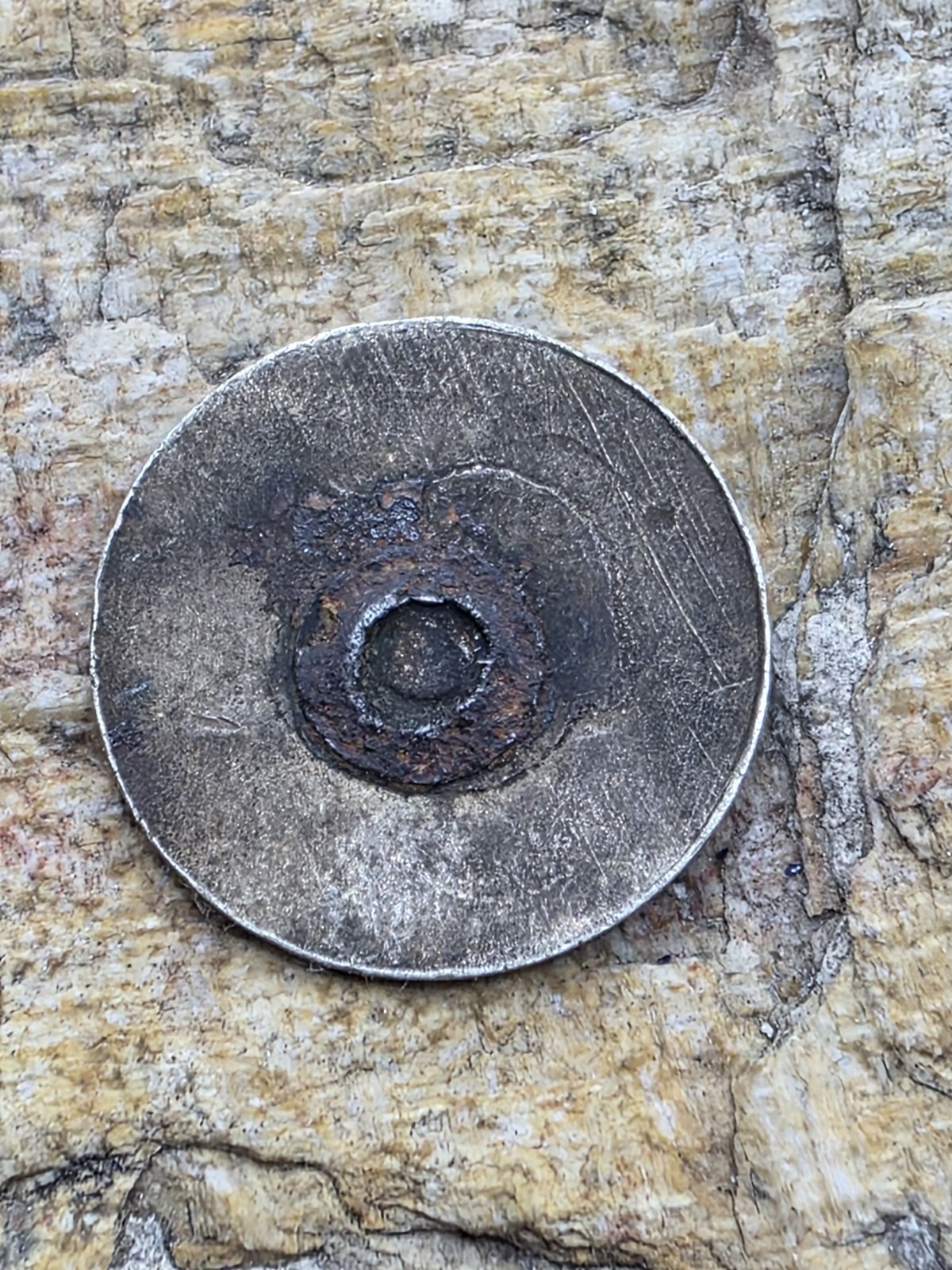 Dug In Mexico Military Button Maximiliano Emperador 17.53mm Maximilian