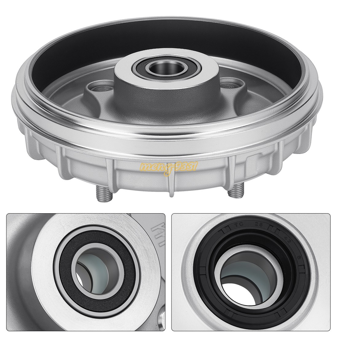 Front Brake Drum Hub for Honda Rancher 350 TRX350TE/TM 2000-2006 44600-HN4-670