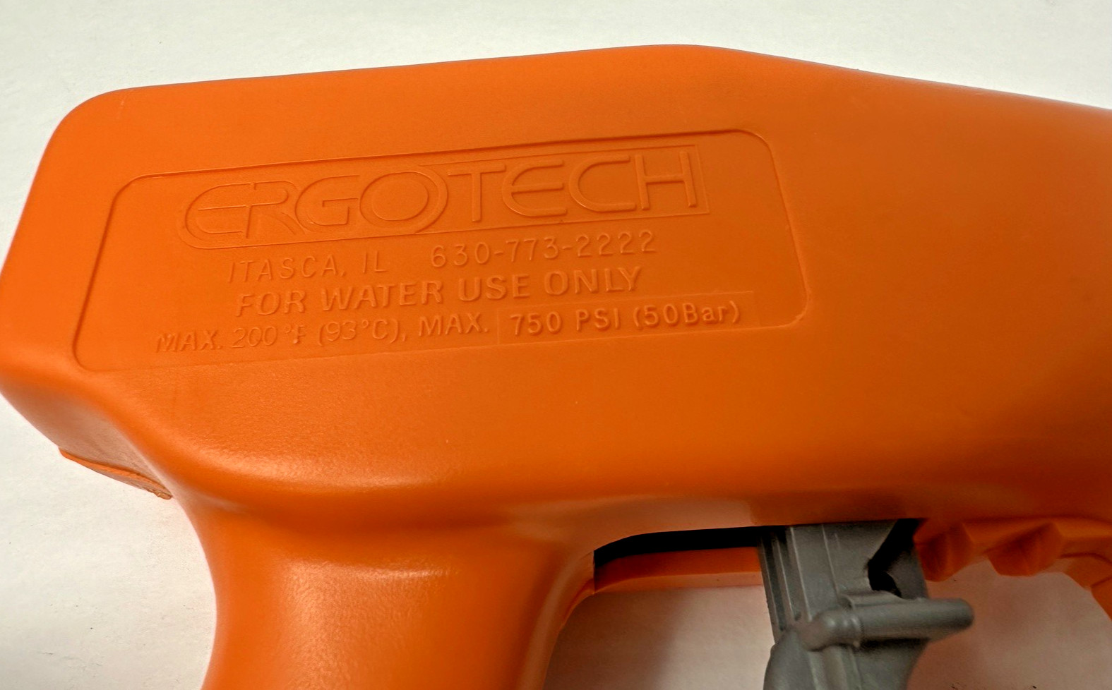 NEW ERGOTECH WaterBoss Spray Gun Nozzle, 3/8″ NPT, 750 Max PSI, WB-750-3/8-LRF