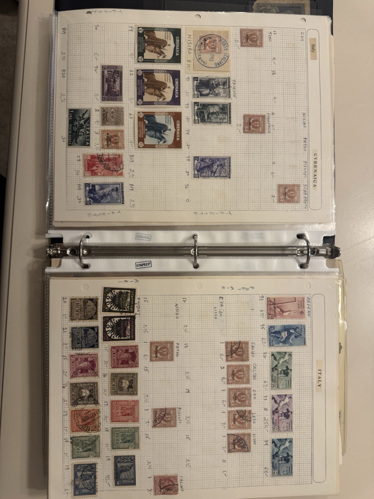 Italy Stamp Collection 2000+ Stamps Italy, Italian Themed, BV $10k+