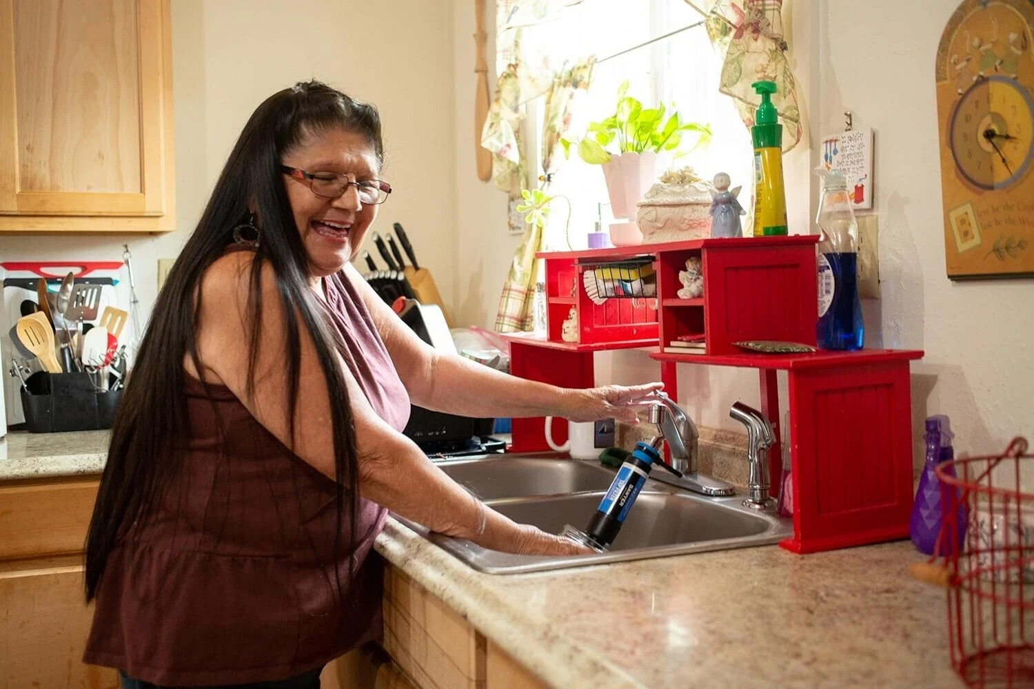 Sawyer Tap Filter Water Filtration System Fast Emergency Water SP134