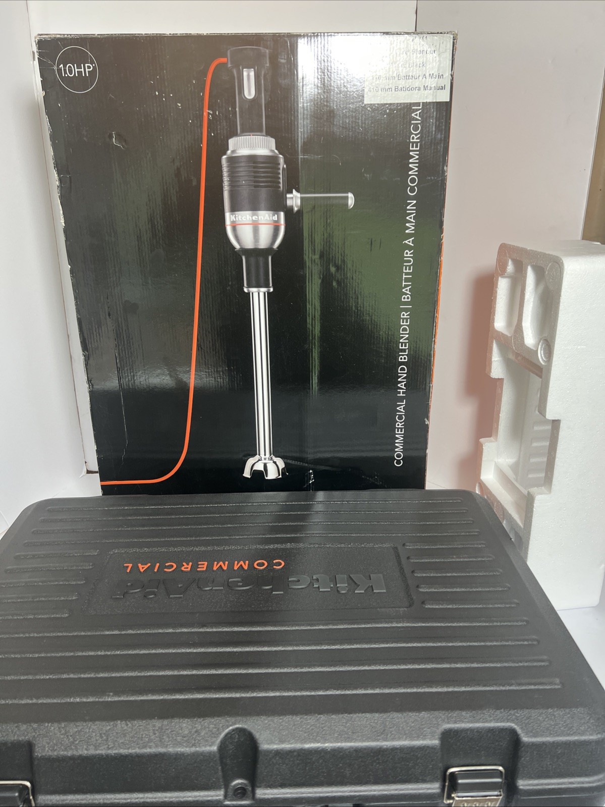 KitchenAid 1HP Commercial Immersion Blender KHBC416OB 16” Heavy Duty NSF