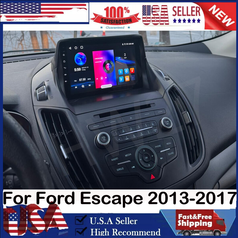 Wireless CarPlay For Ford Escape 2013-2019 Android 13 Car Stereo Radio GPS Navi