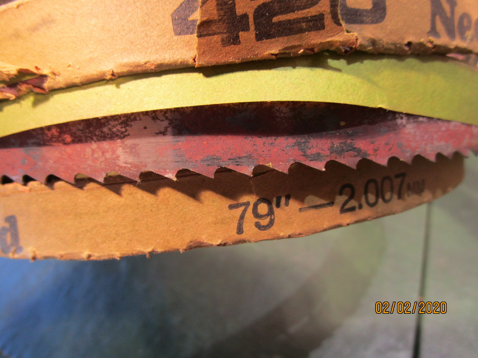 420 Needle Tip 79" Band Saw Blade
